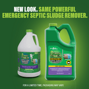 Green Gobbler Emergency Septic Sludge Remover - Safe For Pipes, Toilets, Maintain Healthy Septic Tank Bacterial Balance - 1 Gallon