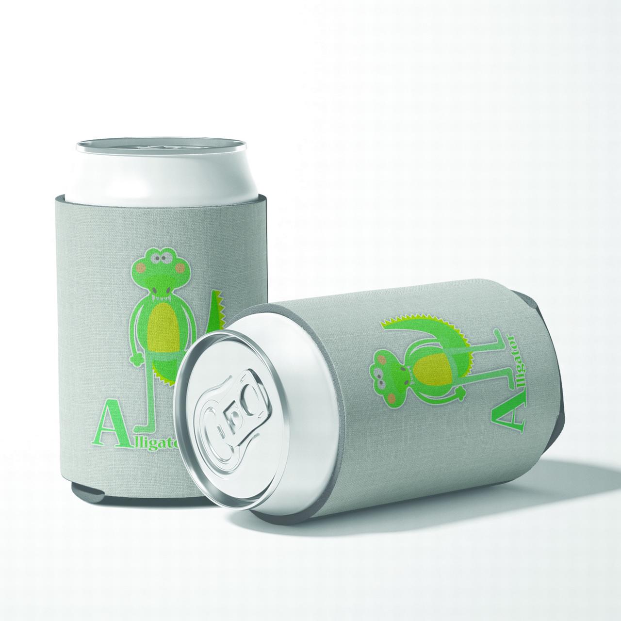 Alphabet A for Alligator Can or Bottle Hugger