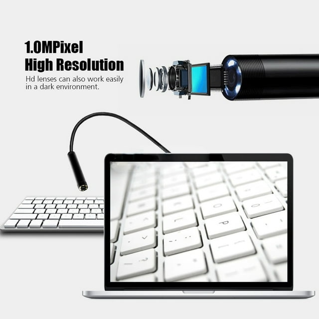 F99 HD 720P 8mm Wifi Borescope F99 Borescope; Pipe Inspection Camera Waterproof Soft Hard Cable Wireless Smartphone Endoscope