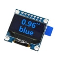 thumbnail image 1 of Inteprter Módulo OLED 7 pines GND 0,96 pulgadas SSD 1306 SPI 128*64 Tablero de pantallas de alta definición Mini pantallas LED autoluminosas Electrónica Azul, 1 of 6