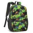 thumbnail image 2 of Monster Cartoon Truck Black Pattern 17" Waterproof Oxford School Backpacks for Teens, S-Shape Padded Straps, for School, Travel, Hiking, Camping, 2 of 5
