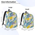 thumbnail image 2 of Rocae Cute Poodle Dog for Canvas College Laptop Backpack for Men Women-Medium, 2 of 5