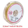 thumbnail image 5 of Necvior Professional Beading Cord 0.3mmX1meter Flexible Bracelets Making Thread For Handmade Bracelets Jewelry Making Project, 5 of 12