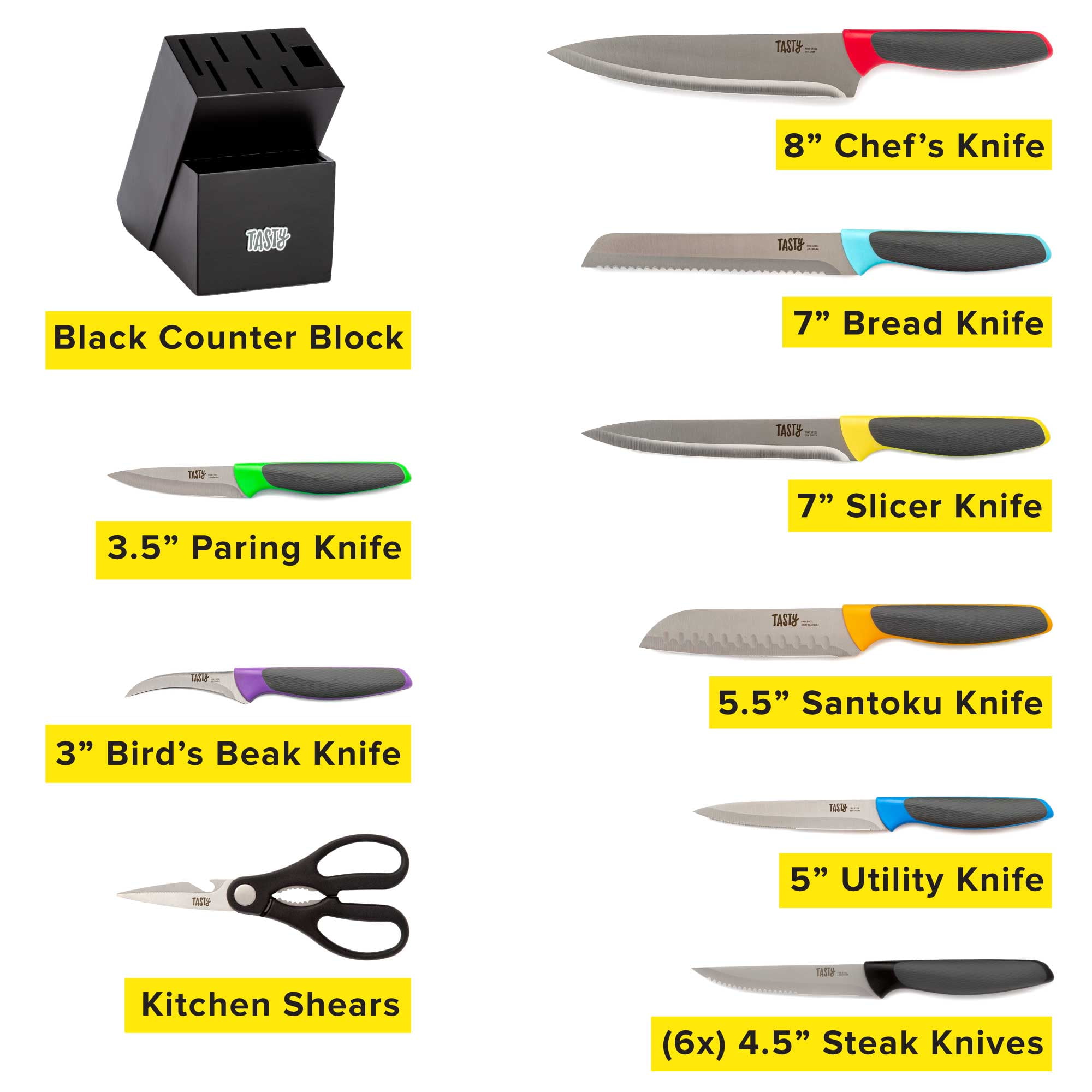 Here Is Why You Need Tasty's 20 Piece Knife Set