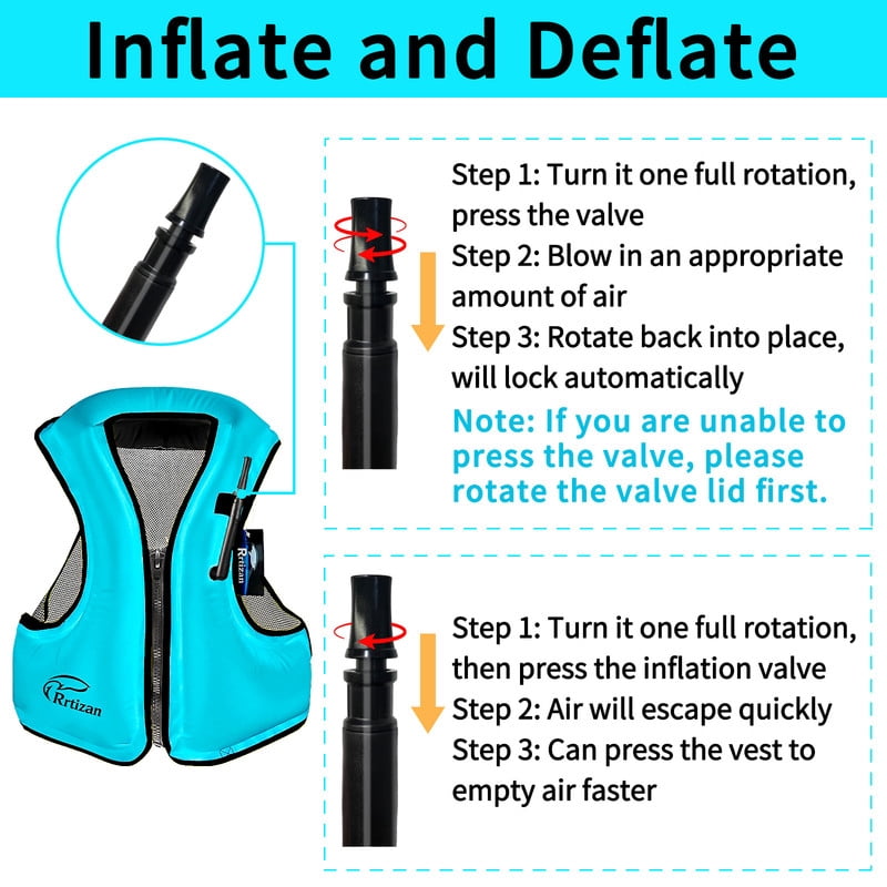 Adult Buoyancy Vest Life Jacket PFD, High Buoyancy, Adjustable Straps, Lightweight & Comfortable, Quick-Drying, Unisex for Boating Fishing Kayaking Swimming Water Sports Blue