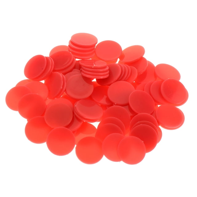 Juego de 100 Monedas de Plástico Sin Límites, Juego de Piratas, Monedas Del Tesoro, Favores de Fiesta - Rosado Sunnimix fichas de bingo
