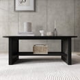 thumbnail image 1 of Rattan Coffee Table, Black, 1 of 7