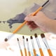 thumbnail image 1 of Pincel para pintar, 6 piezas de pinceles para gouache Pure Wolf, pinceles para acuarela, funcionalidad inteligente, 1 of 8