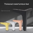 thumbnail image 4 of Oiur Metal Furniture Leg Strong Load-bearing Non-Slip Easy to Install Multipurpose Triangle Furniture Feet Sofa Couch DIY Replacement Leg,Golden, 4 of 8