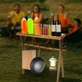 thumbnail image 5 of Miumaeov Wooden Portable Picnic Rack Outdoor Grill Rack Storage Table Shelf for Picnic, Camping, BBQ, 5 of 24