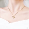 thumbnail image 4 of YUEHAO accessories Necklaces Pendants Women's Fashion Heart Letter Necklace 26 Letters Love Clavicle Neck Chain B, 4 of 4
