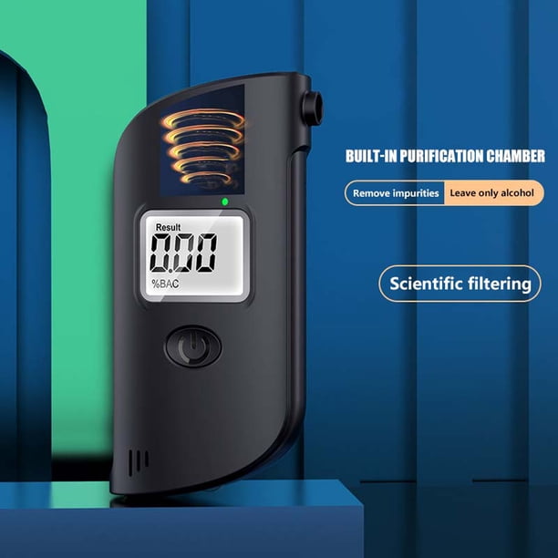 Alcoholímetro Digital Portátil - Sensor De Alta Sensibilidad 5.0, Medición Rápida De BAC, Compacto
