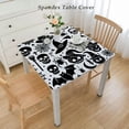 thumbnail image 2 of HAOXIT Halloween Pattern square Tablecloth with Witch Ghost Halloween Witch Style Circle Table Cover for Picnic Party Dining Room Indoor Outdoor Decor 54''x54'', 2 of 7