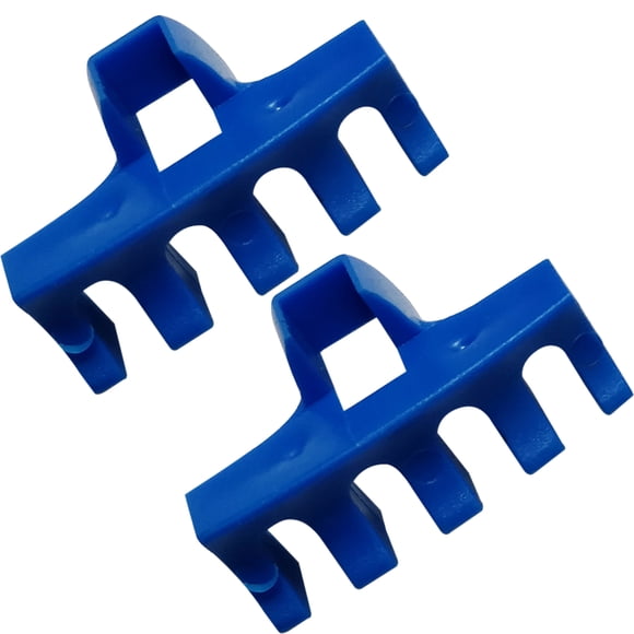Graflsoa Dual-Pack Badminton Racket Stringing Protectors - Blue, Durable PVC, Enhanced Grip & Tension Protection