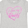 thumbnail image 4 of Inktastic I Love My Daddy in Pink Chalk Heart Boys or Girls Baby T-Shirt, 4 of 5