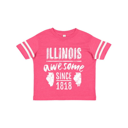 

Inktastic Illinois Awesome Since 1818 Gift Toddler Boy or Toddler Girl T-Shirt