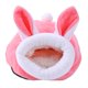 thumbnail image 5 of Casa para dormir para mascotas JShteea cama cálida para hámster cachorro gatito nido suave perrera rosa Libre de BPA, 5 of 9