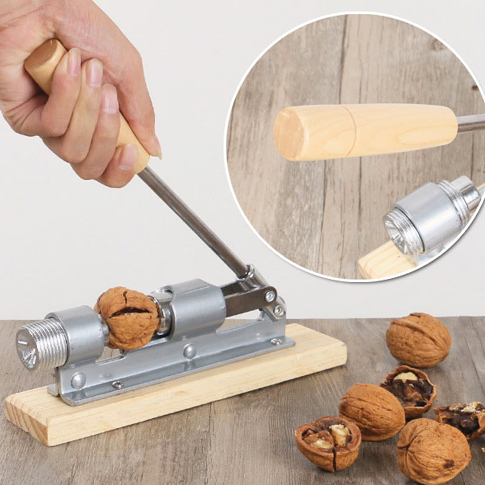 1* Walnut Pecan Filbert Clip Sheller Nutcracker Clamp Plier Walnut Clip D3B5 