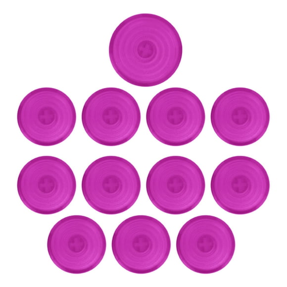 ZOUSSIQI 12pcs Arcade Button Cover 20.2mm 25.3mm Mechanical Push Button Cover for Kailh for Cherry for Akko for Glorious Switches Purple EL225#69859
