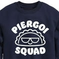 thumbnail image 3 of Instant Message - Dyngus Day - Pierogi Squad - Polish Holiday Celebration - Toddler & Youth Crewneck Fleece Sweatshirt, 3 of 6