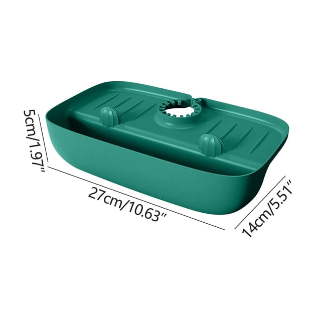 Égouttoir de Cuisine pour le Fond de l'Évier, Support de Drainage Antidérapant, Tapis de Collecte d'Eau, Support de Rangement Réglable pour Évier