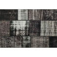 thumbnail image 1 of Ahgly Company Machine Washable Indoor Rectangle Contemporary Charcoal Black Area Rugs, 2' x 4', 1 of 7