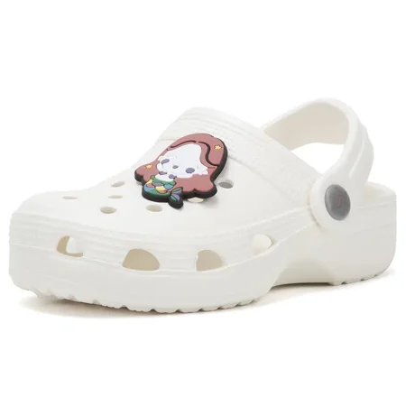 

POKUJToddler Kids Boys Girls EVA Garden Clogs With Shoes Charms Breathable Sandals And Slippers