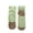 Green, variant on Daznico Women Mid Crew Ribbed Socks Stripe Cartoon Cat Face Novelty Print Soft Breathable Stretch Stockings for Girls Daily Casual Cute Outfit Matching