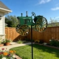 thumbnail image 4 of Unique Garden Windmill Stake Featuring Tractor Design And Wheels For Outdoor Yard Patio Decoration, 4 of 4