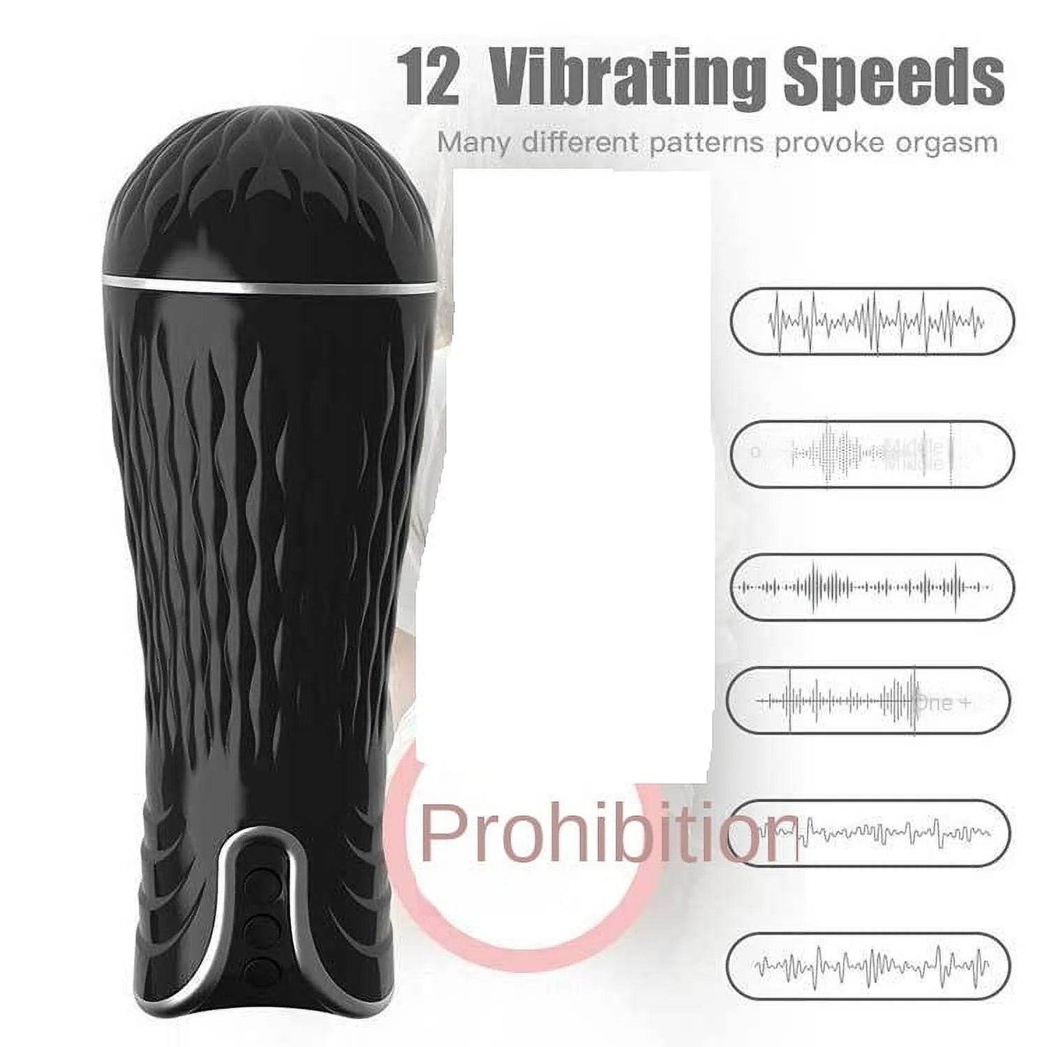 Automatic Male Masturbator Vibrator Cupwith Multiple Suction And Multiple Vibration Modesfor Men 0724