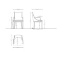 thumbnail image 3 of Manhattan Comfort Shubert 19.75" Faux Leather Dining Chair in Gray (Set of 8), 3 of 10