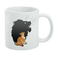 thumbnail image 1 of Little Kitten Lion Roar White Mug, 1 of 4