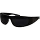 thumbnail image 1 of Super Dark Black Lens Sunglasses | Biker Style | Wrap Around Frame [HK], 1 of 3