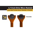 thumbnail image 3 of Ratchet Titan Tools 11322, disco de 1/4 pulgadas x 90 dientes, naranja, 3 of 7