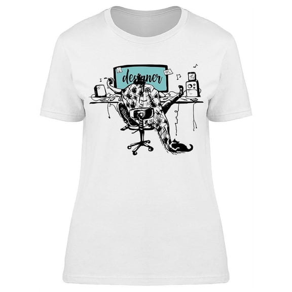 Freelancer, Designer  T-Shirt Women -Image by Shutterstock, Female Medium