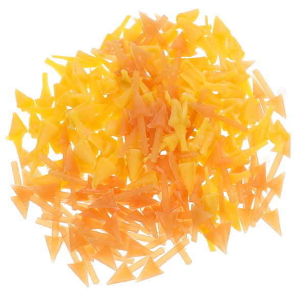 200pcs mini pollito pico dio pato animal pájaro chick chick juguete accesorios para la boca para elaboración de pájaros plásticos realistas