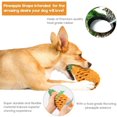 thumbnail image 2 of Pineapple Dog Chew Toy Aggressive Chew - Indestructible interactive therapy toy for large, medium and small dogs - Fun Chew, chase and retrieve medium size models, 2 of 8
