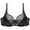 Black, variant on Lace Bras for Women 2025 No Underwire Push Up Traceless Comfortable Breathable Gathering Underwear Black