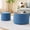 Blue+Linen, variant on Arouseden22.7" Blue Round Ottoman with Storage Set of 2 with Wood Tray,Round Tufted Storage Ottoman,Round Velvet Ottoman Coffee Table for Living Room