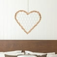 thumbnail image 4 of unbranded 1Jgo Soporte Colgante Para Fotos Corazón Tejido En Sauce Beige De Estilo Retro, 4 of 6