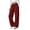 Wine, variant on Zulora Women’s Casual Drawstring Elastic Waist Sports Straight Slim Track Pants with Side Line & Back Pockets for Daily Workout