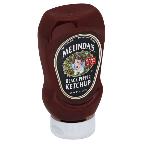 Melinda's Black Pepper Ketchup (Squeeze)