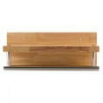 thumbnail image 4 of ALFI brand AB5511 16" Wooden Shelf with Chrome Towel Bar Bathroom Accessory, 4 of 7