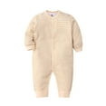 thumbnail image 1 of TZEWGL Long Sleeve Solid Color Playsuit For Toddler Jumpsuit For Kid Summer Holiday size 18-24M, 1 of 2