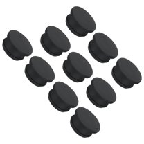 Uxcell Silicone Snap in Locking Hole Plugs For Kitchen Bulkheads Waterproof Sealing Plugs Black 28mm 10