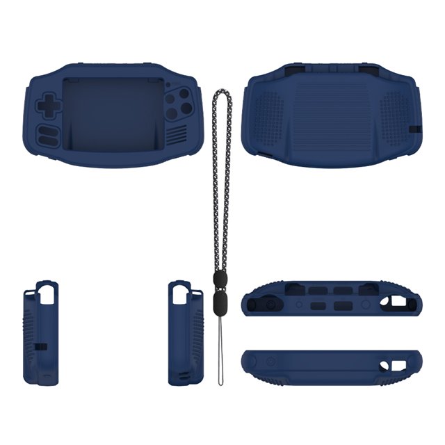 Manga Cubierta Protectora Caja Silicona para La Consola Juegos Rg34xx Anbernic () Azul