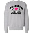 thumbnail image 2 of Inktastic World's Best Meme Adult Sweatshirt, 2 of 4