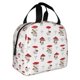 thumbnail image 2 of Easygdp Different Mushrooms Bolsa Térmica Premium - Tela Oxford Impermeable, Gran Capacidad, Bolsillo Frontal, Unisex para Trabajo, Escuela, Actividades al Aire Libre y Picnics, 2 of 8