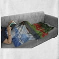 thumbnail image 6 of Windmill Soft Flannel Fleece Blanket, Traditional Dutch Windmills with Red Tulips in Amsterdam Scenic Field Riverscape, Cozy Plush for Indoor and Outdoor Use, 70" x 90", Multicolor, by Ambesonne, 6 of 6
