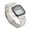 Silver, variant on Digital Sports Watch Unisex Water Resistant 50m Stainless Steel Strap LED Backlight Square Luminous Watch, Silver (1.69 inches / 4.3 cm Dial)